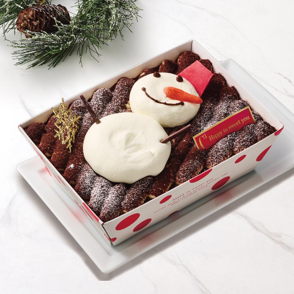 ☆クリスマス☆シーキューブ 雪だるまのクリスマスティラミス 商品サムネイル