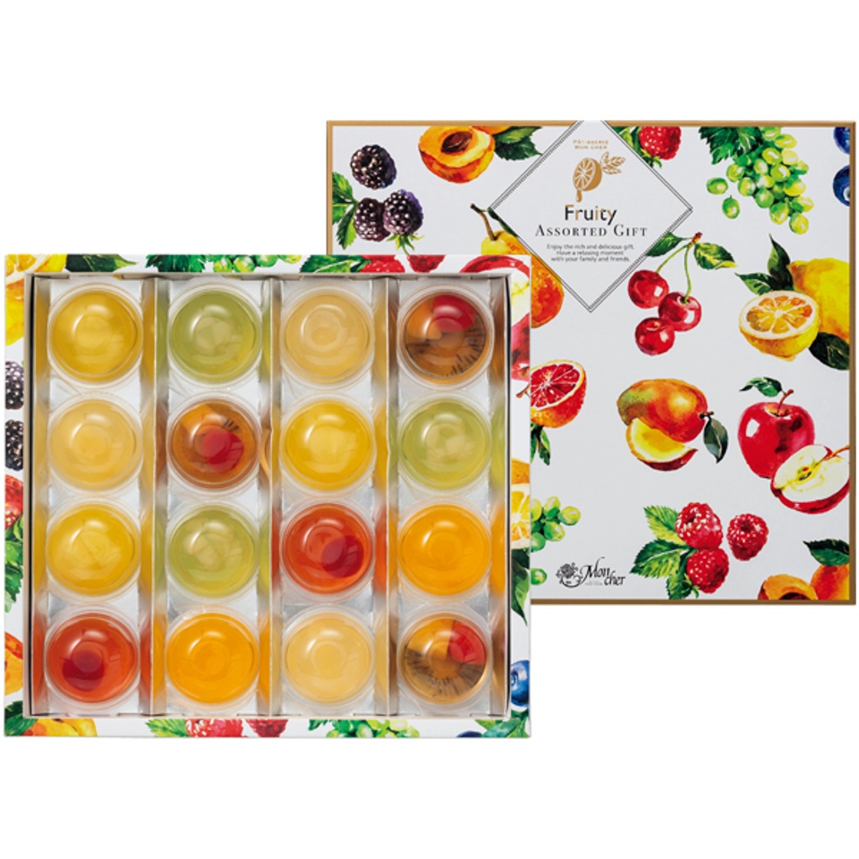 【夏の贈りもの】パティスリーモンシェール 堂島フルーツゼリー１６個入 商品サムネイル