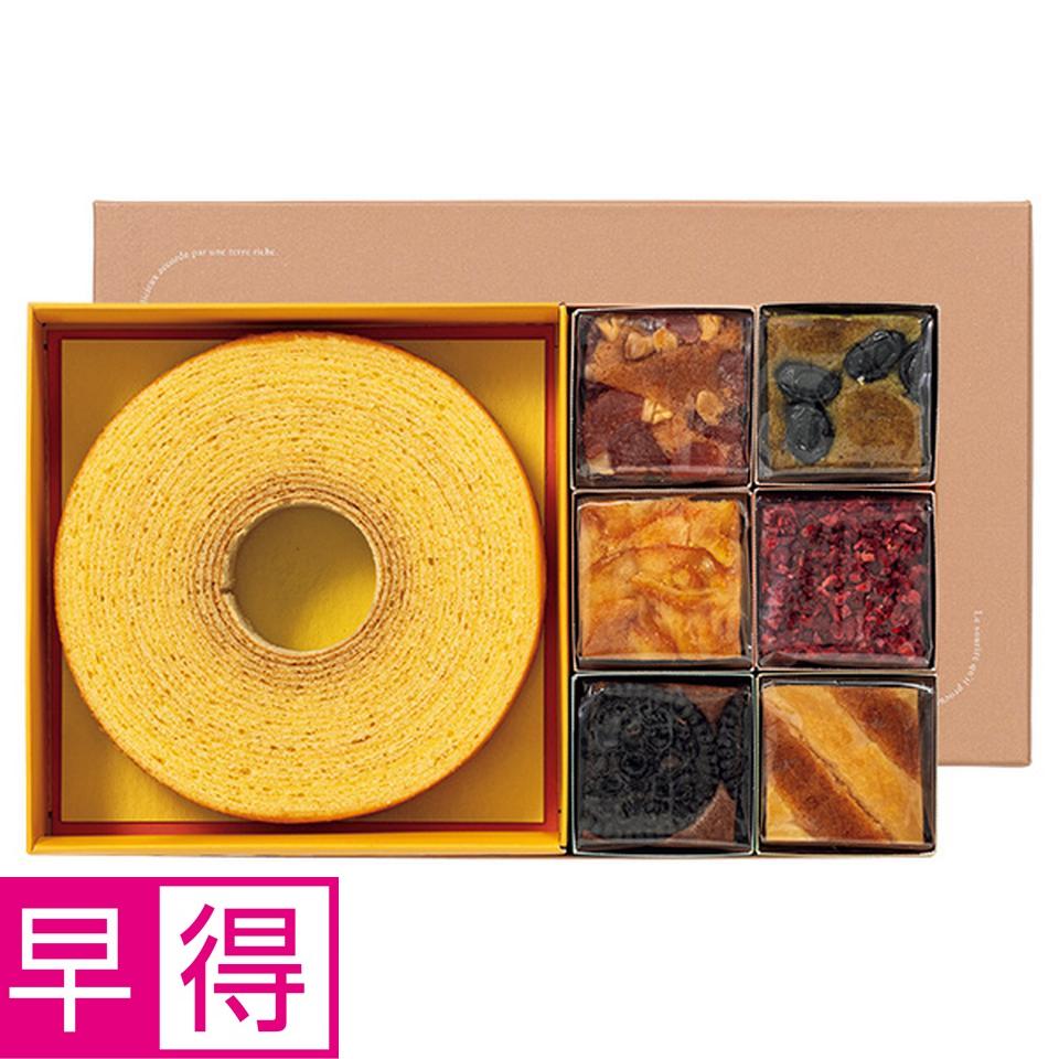 【夏の贈りもの早得】ナガラタタン　はちみつバウムクーヘン＆奏でる積み木６個入 商品サムネイル