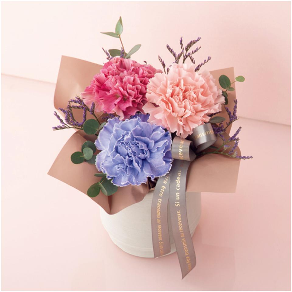 【母の日早得】竹中庭園緑化フラワーアレンジ「ミスティパープル」 商品サムネイル