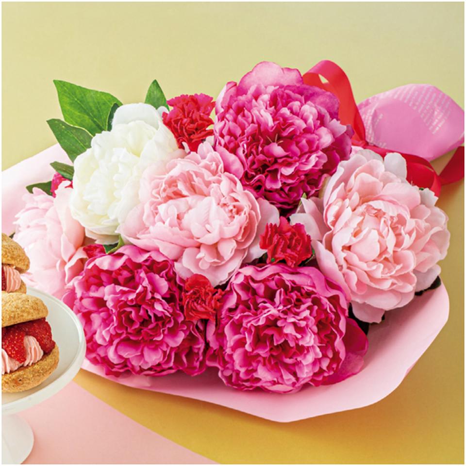 【母の日早得】竹中庭園緑化グレースフルピオニーブーケ 商品画像(1)