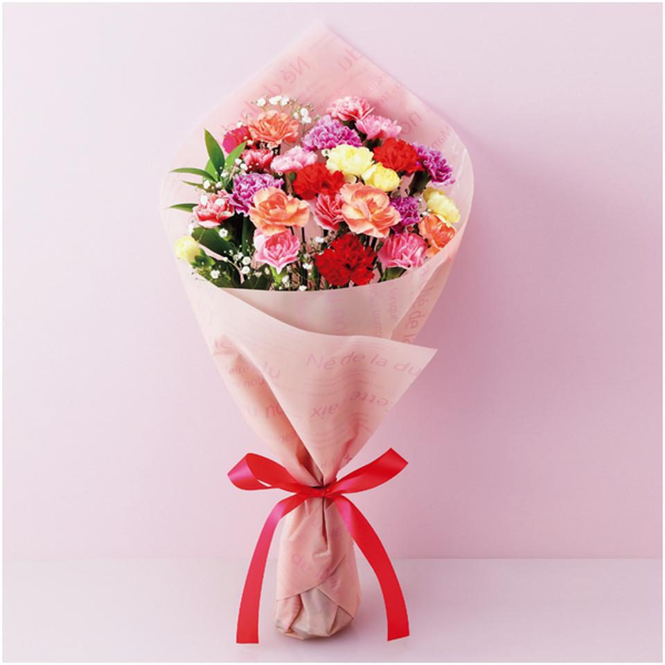 【母の日】竹中庭園緑化なないろカーネーションブーケ 商品サムネイル