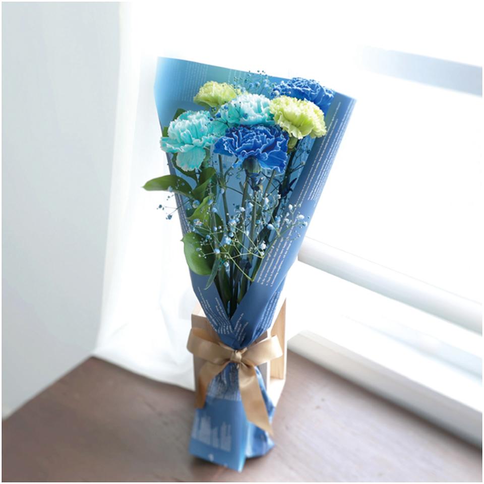 【母の日早得】竹中庭園緑化ブルーハーモニーブーケ 商品サムネイル