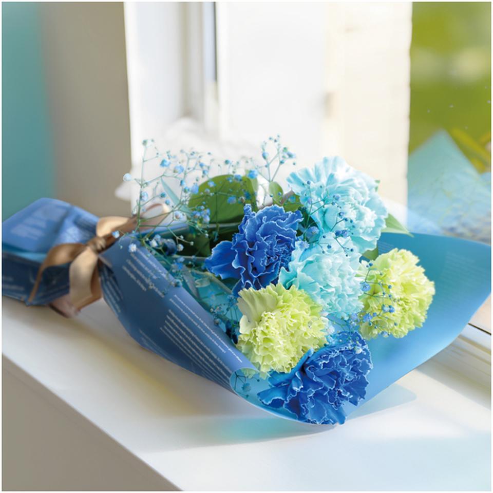 【母の日早得】竹中庭園緑化ブルーハーモニーブーケ 商品画像(1)