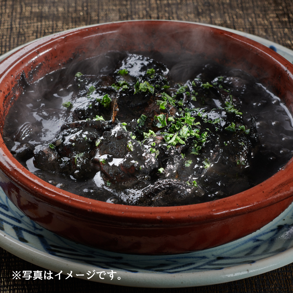【静岡 サングリア】プルーピートス イカの墨煮（2人前用　220ｇ） 商品サムネイル