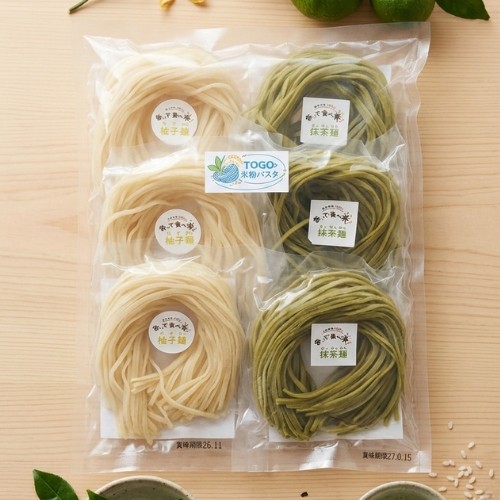 【愛知 カコイ】おいで食べ米！抹茶麺・柚子麺 各3個セット 商品サムネイル