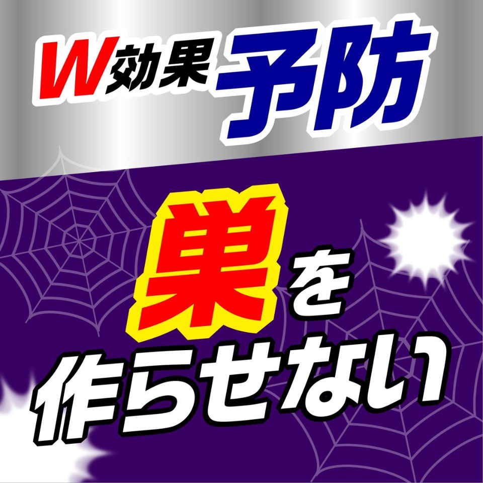 【アース製薬】クモの巣消滅ジェット 450ml 2本パック 商品画像(2)