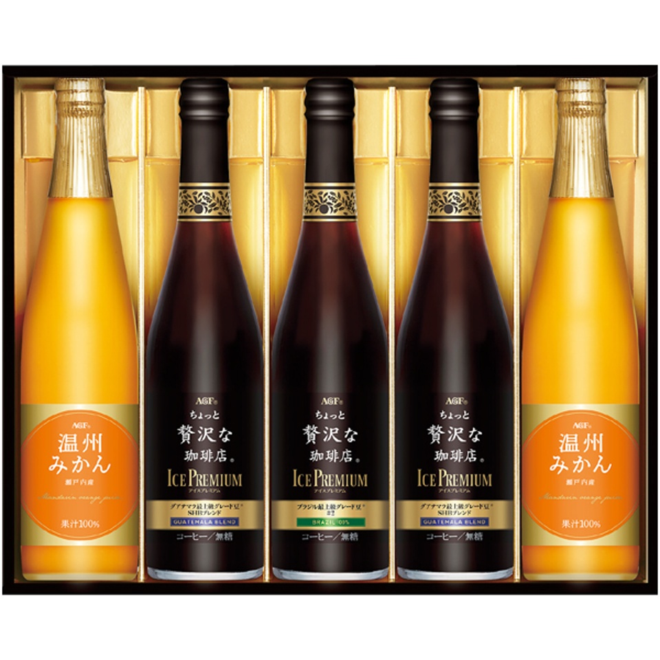 【夏の贈りもの】ＡＧＦギフト 「ちょっと贅沢な珈琲店」アイスプレミアムアソートギフト 商品サムネイル