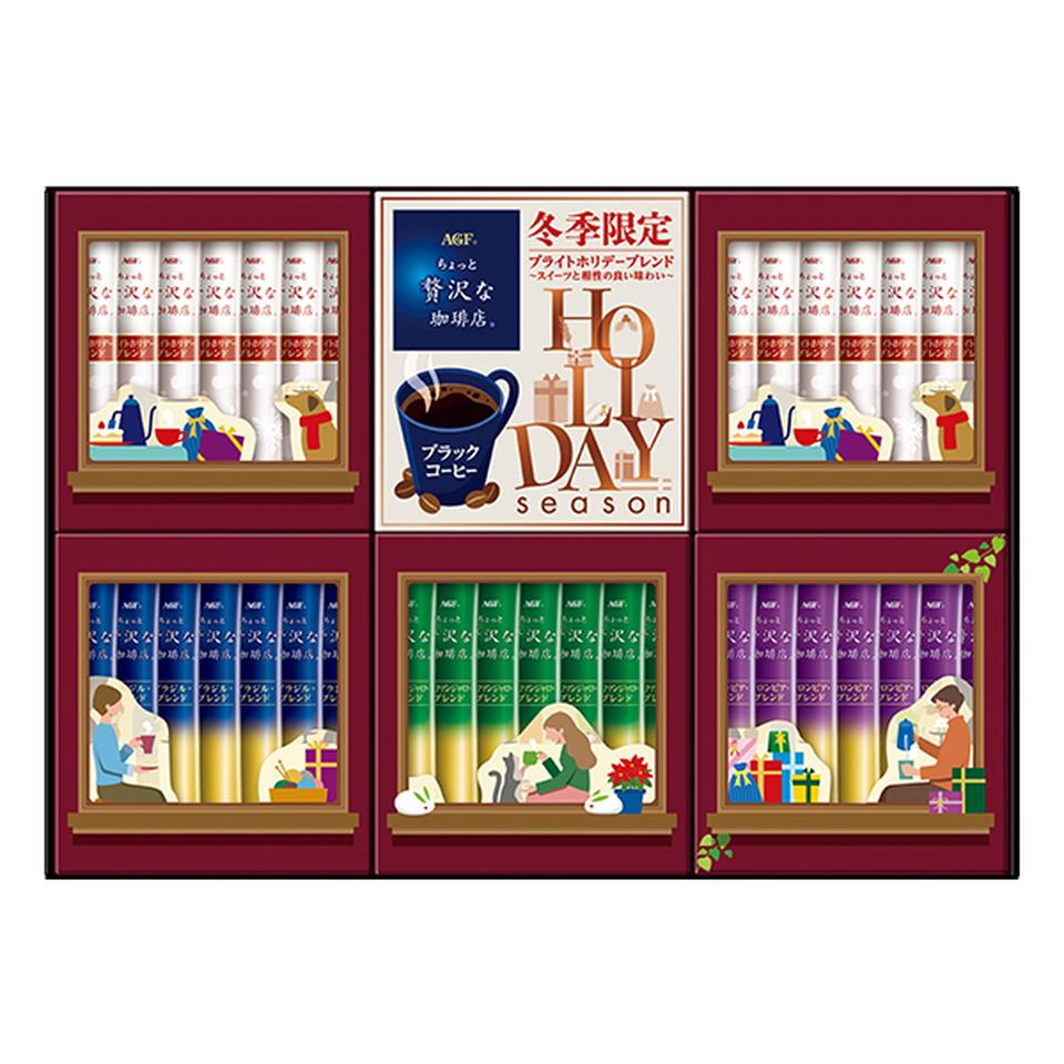 【お歳暮 ギフト】ＡＧＦギフト 「ちょっと贅沢な珈琲店」スティックブラック　ウィンターギフト 商品サムネイル