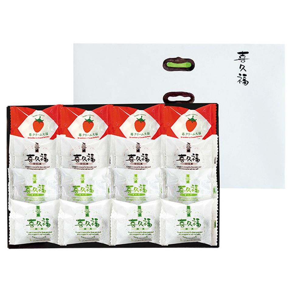 【夏の贈りもの】お茶の井ヶ田　喜久福・苺クリーム大福詰合せ 商品サムネイル