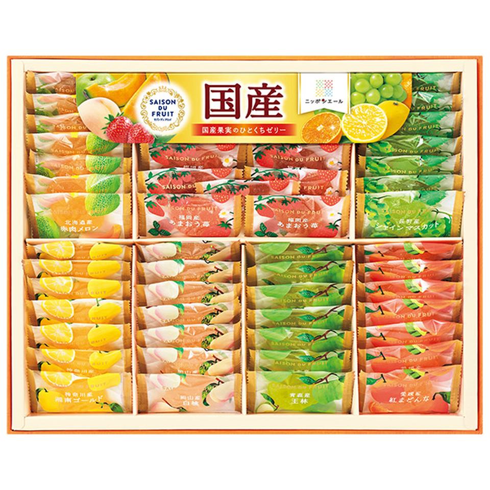 【夏の贈りもの】セゾン　デュ　フリュイ　国産果実のひとくちゼリー 商品サムネイル