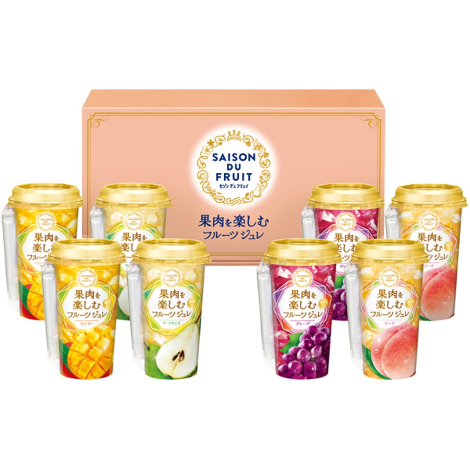 【夏の贈りもの】セゾンデュフリュイ 果肉を楽しむフルーツジュレ 商品サムネイル