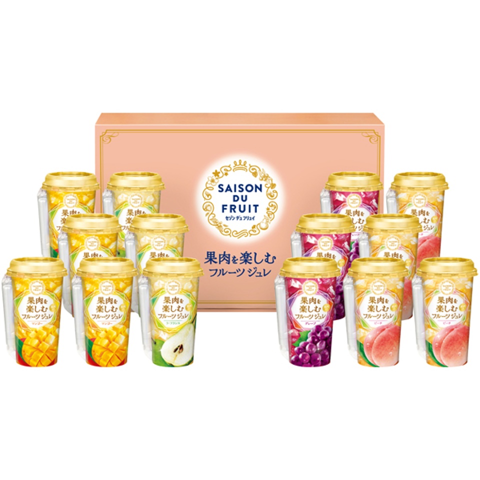 【夏の贈りもの】セゾンデュフリュイ 果肉を楽しむフルーツジュレ 商品サムネイル