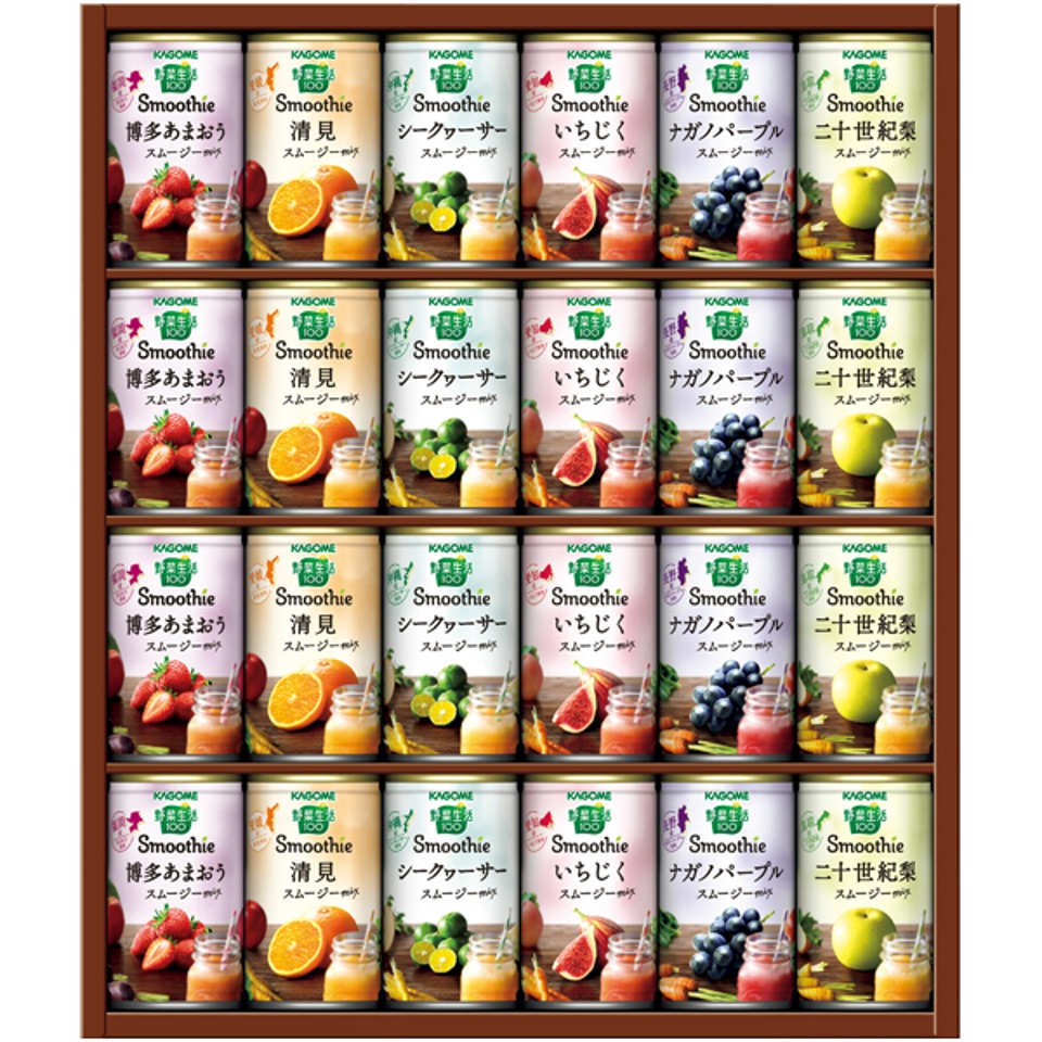 【夏の贈りもの】カゴメ 野菜生活１００Ｓｍｏｏｔｈｉｅギフト 商品サムネイル