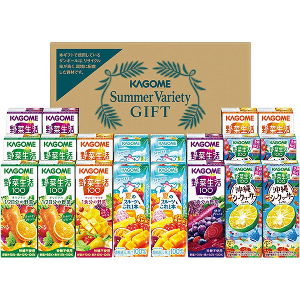 【夏の贈りもの】カゴメ　すこやかサマーバラエティギフト　型番：ＫＹＪ－３０ＳＴ 商品サムネイル