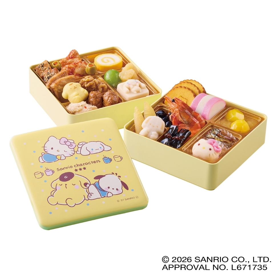 【おせち】サンリオキャラクターズのおせち詰合せ二段重 [冷蔵] ２－３人前 商品サムネイル