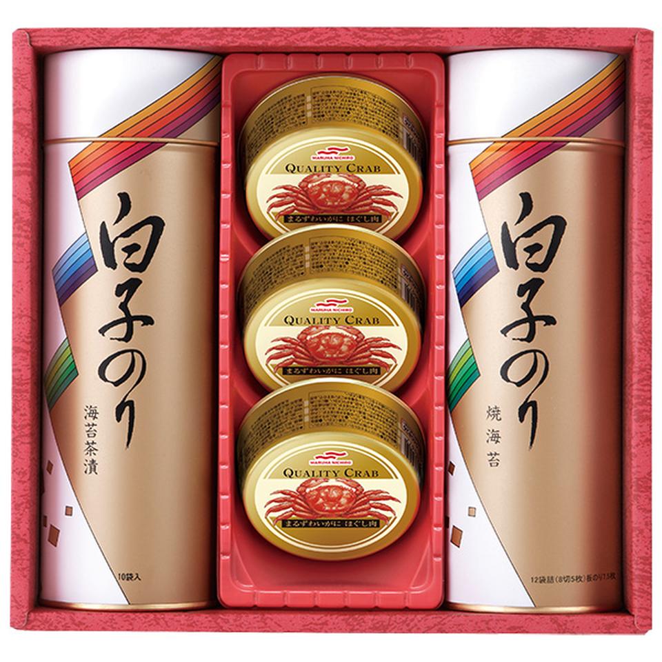 【夏の贈りもの】白子　のり・かに缶詰合せ 商品サムネイル