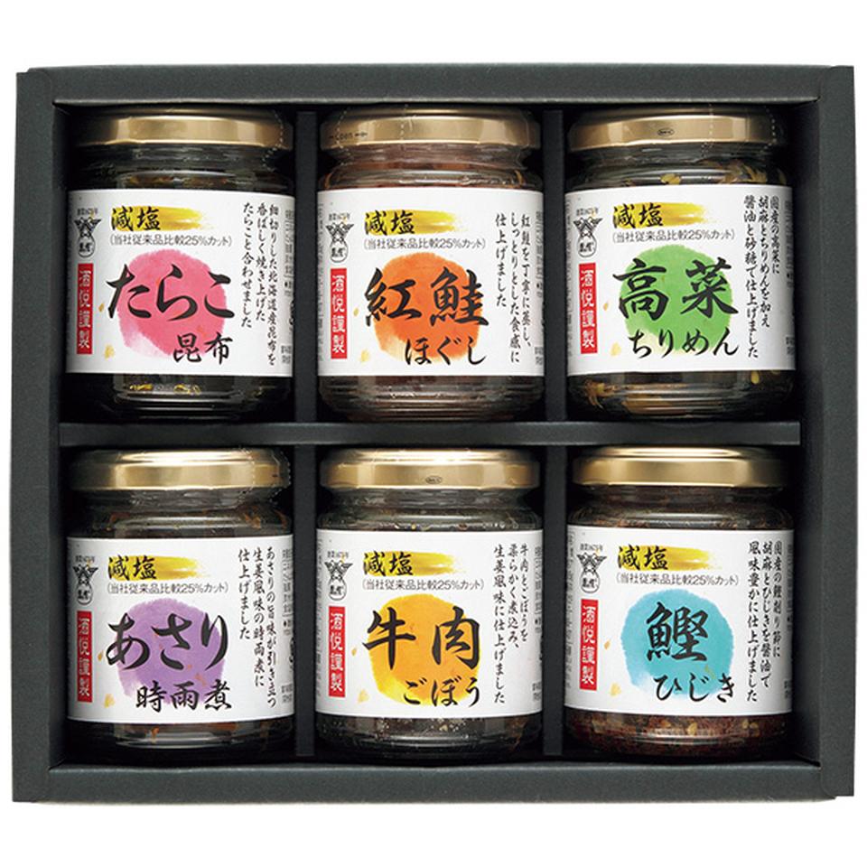 【夏の贈りもの】酒悦　減塩佃煮・惣菜詰合せ瓶詰 商品サムネイル