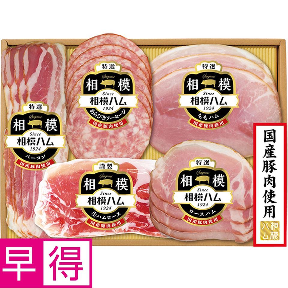【夏の贈りもの早得】相模ハム　国産豚肉使用バラエティギフトセット 商品サムネイル