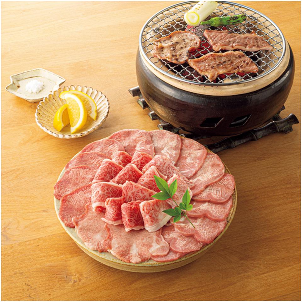【母の日】国産黒毛和牛ばらカルビ焼肉と牛たんセット 商品画像(1)