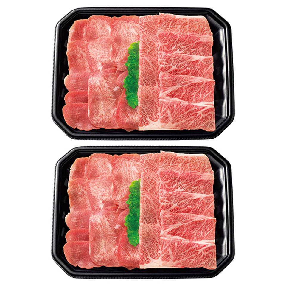 【夏の贈りもの】国産黒毛和牛ばら焼肉用・牛たんセット 商品サムネイル
