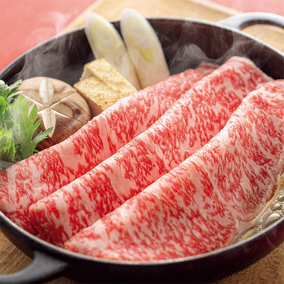 【お歳暮 ギフト早得】 常陸牛ロースすきやき用 商品画像(1)