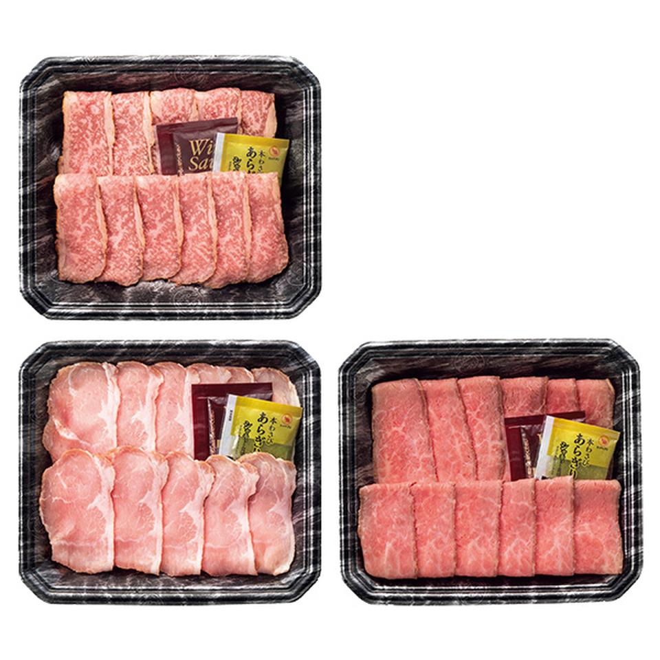 【夏の贈りもの】国産黒毛和牛ローストビーフ・霧島黒豚ローストポーク食べくらべセット 商品サムネイル
