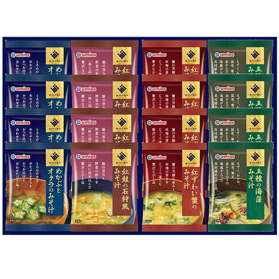 【夏の贈りもの】Ｕｍｉｏｓ　海鮮フリーズドライみそ汁詰合せ 商品サムネイル