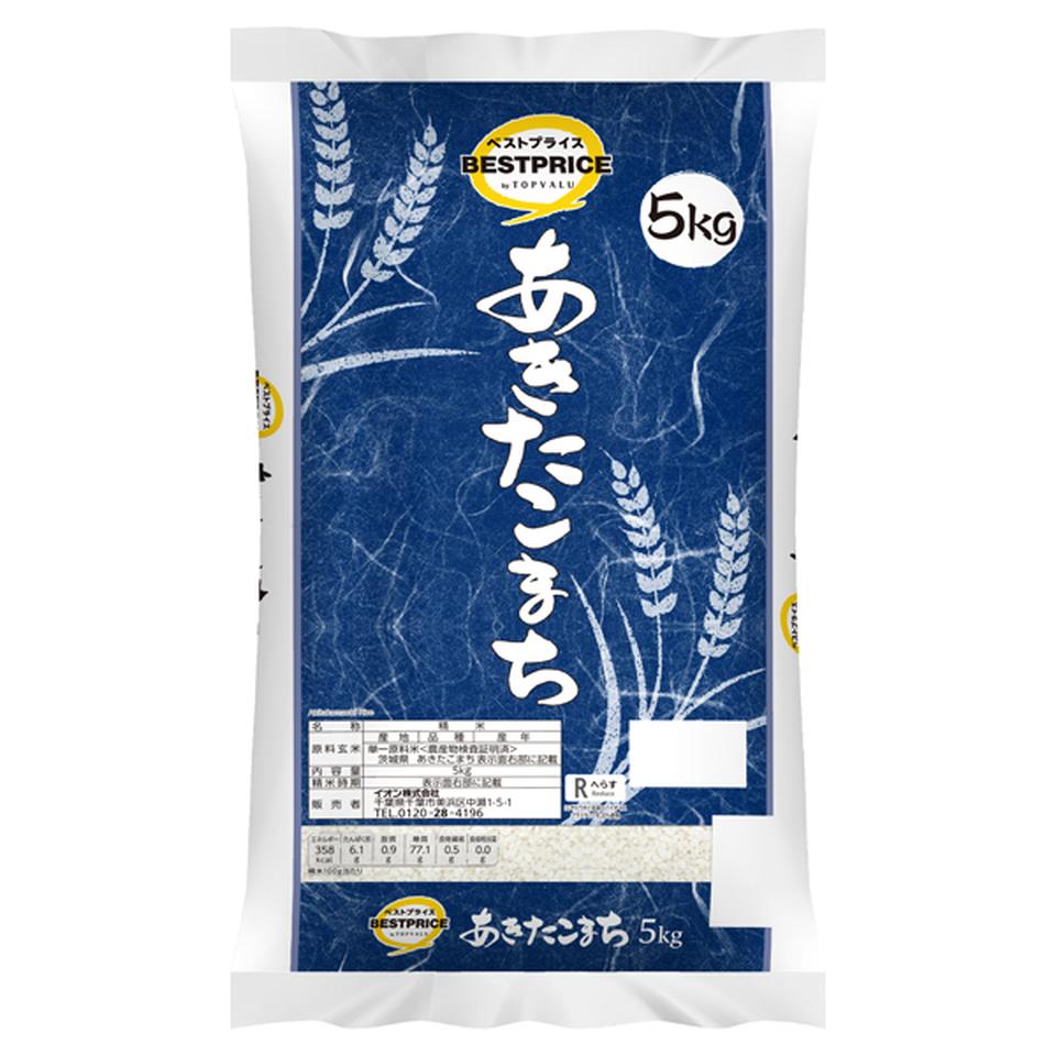 【お米】令和７年度産 トップバリュＢＰあきたこまち５ｋｇ 商品サムネイル