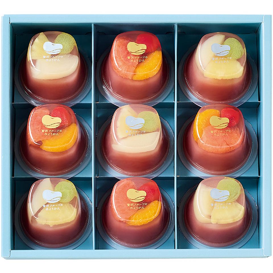 【夏の贈りもの】ひととえ　贅沢フルーツの水ようかん 商品サムネイル