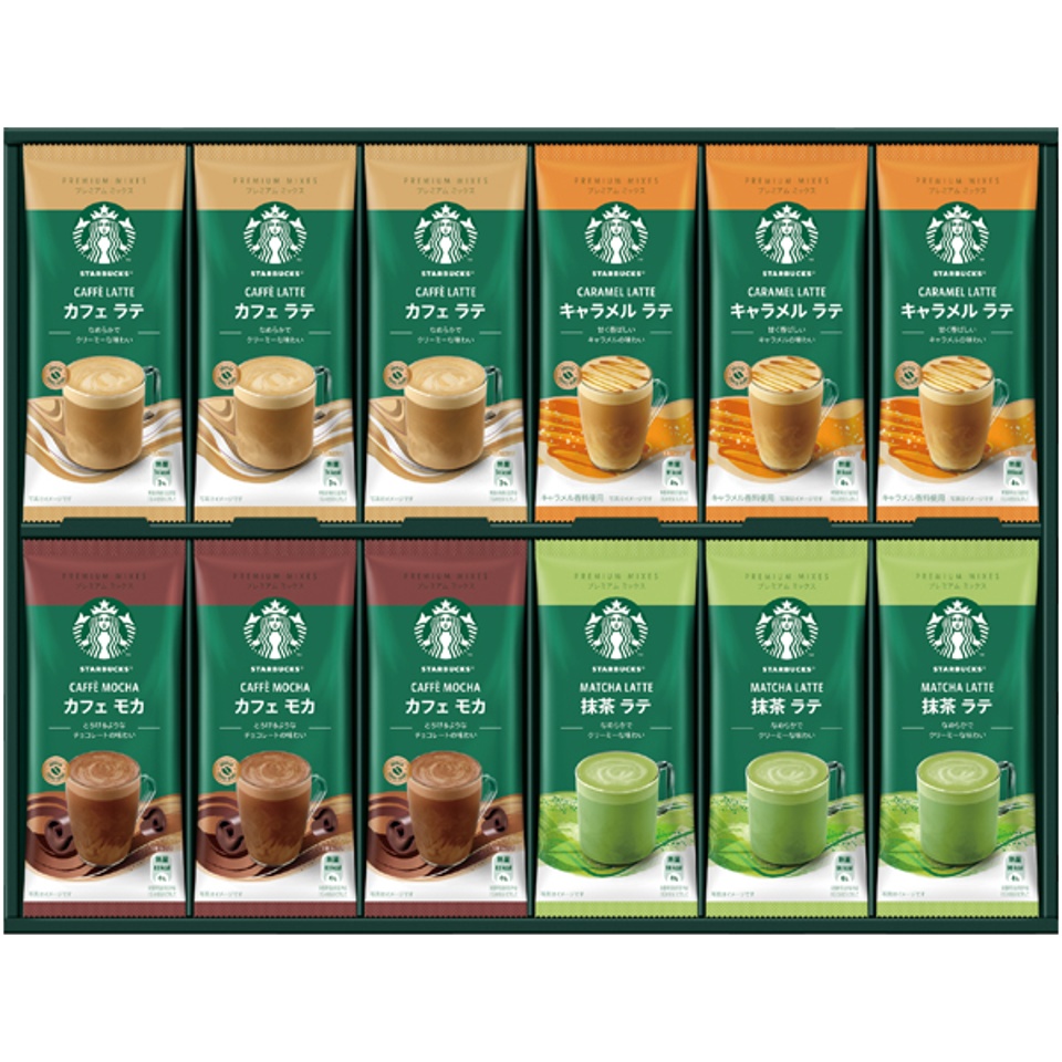 【夏の贈りもの】スターバックス プレミアムミックスギフト 商品サムネイル