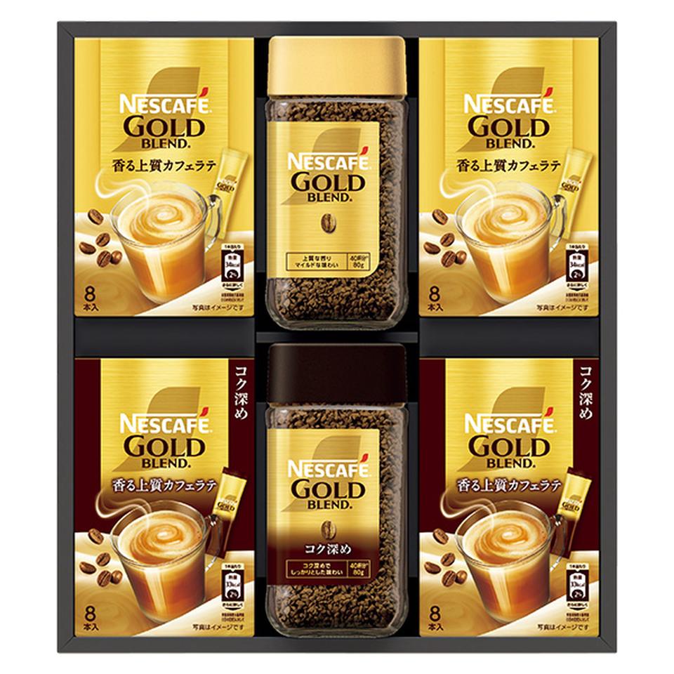 【夏の贈りもの】ネスカフェ　ネスカフェ　ゴールドブレンド　プレミアム　ギフトセット　型番：Ｎ３５－ＧＢ 商品サムネイル