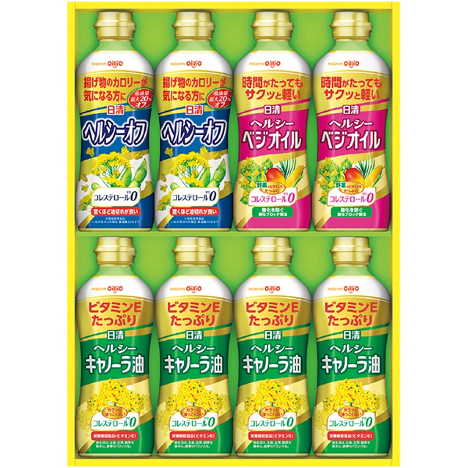 【夏の贈りもの】日清オイリオ ヘルシーオイルギフト 商品サムネイル