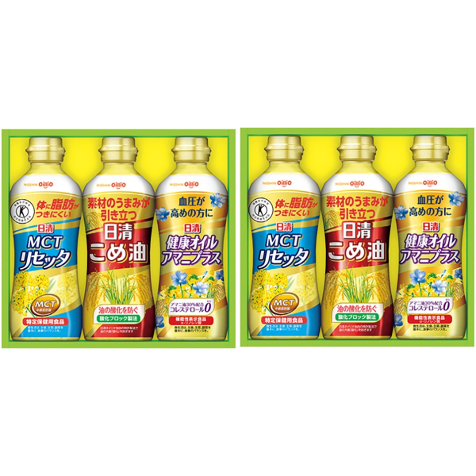 【夏の贈りもの】日清オイリオ こめ油＆ヘルシーオイルギフト（２段詰） 商品サムネイル
