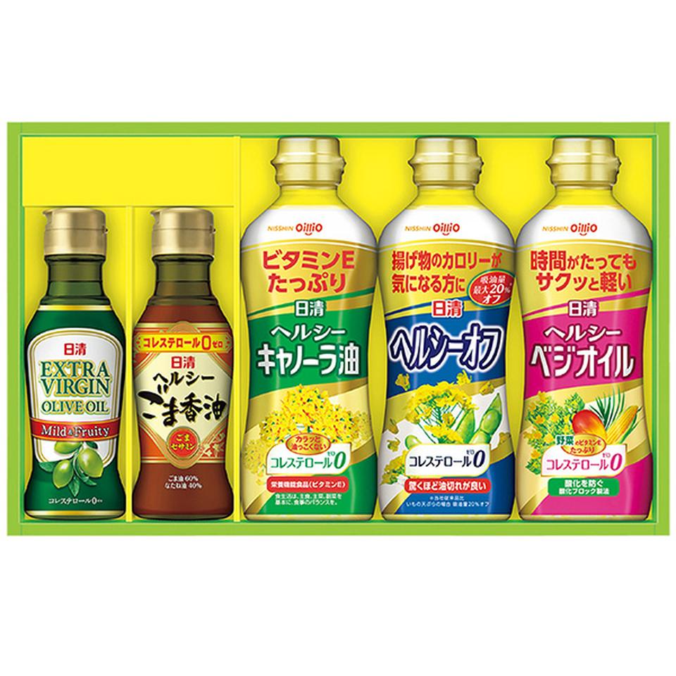 【夏の贈りもの】日清オイリオ　オリーブオイル＆バラエティオイルギフト　型番：ＯＶ－２５Ｎ 商品サムネイル