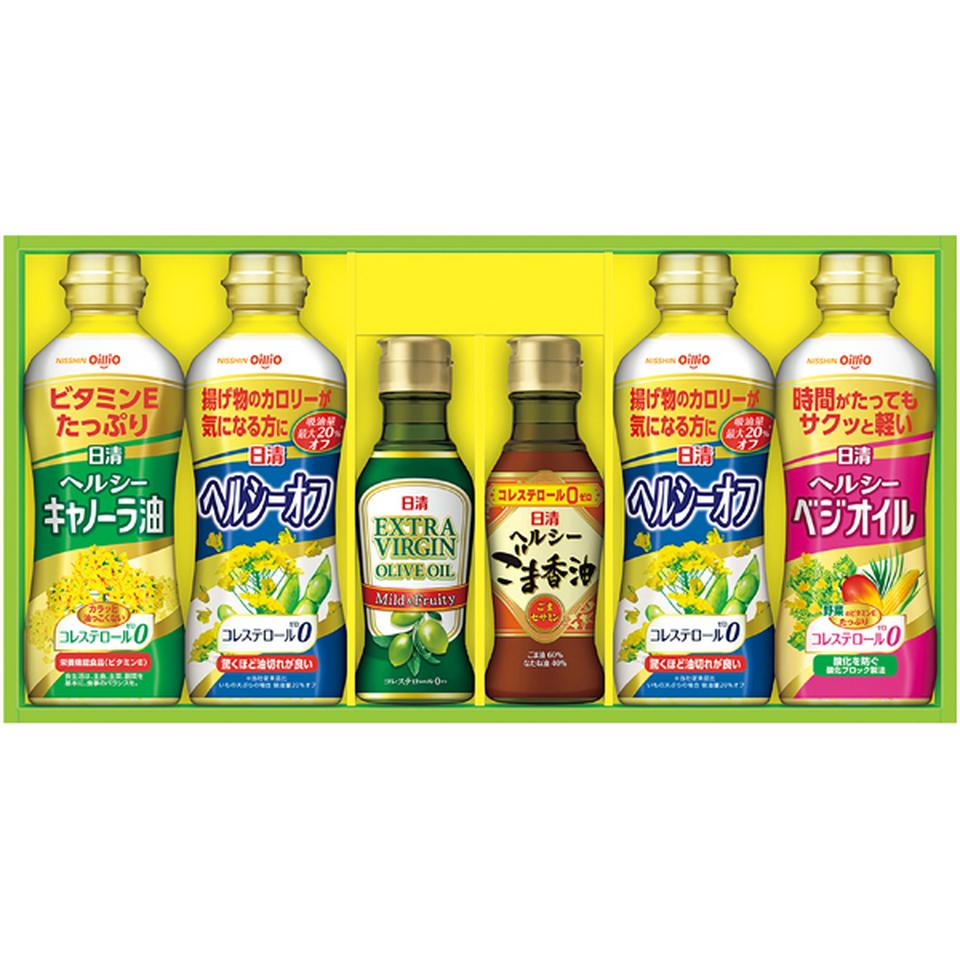 【冬の贈りもの】日清オイリオ オリーブオイル＆バラエティオイルギフト 型番：OV-30N 商品サムネイル