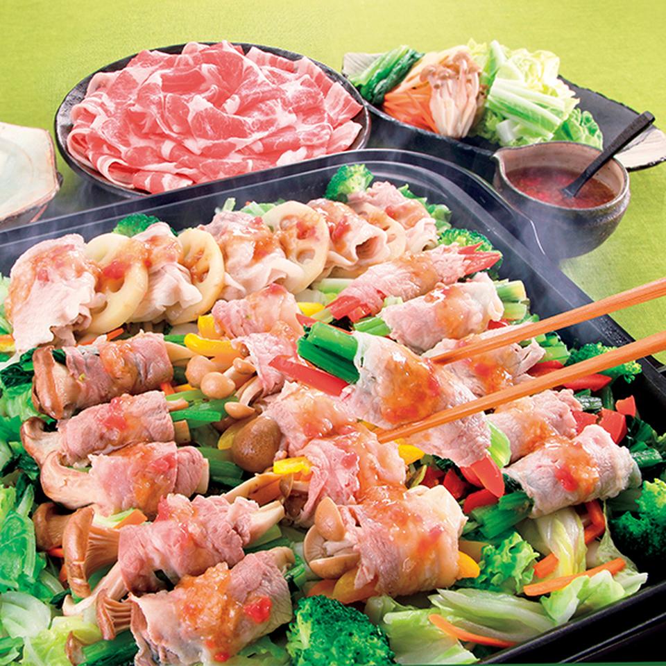 【お歳暮 ギフト】 霧島黒豚しゃぶしゃぶ用うす切り２種メガ盛りセット 商品サムネイル
