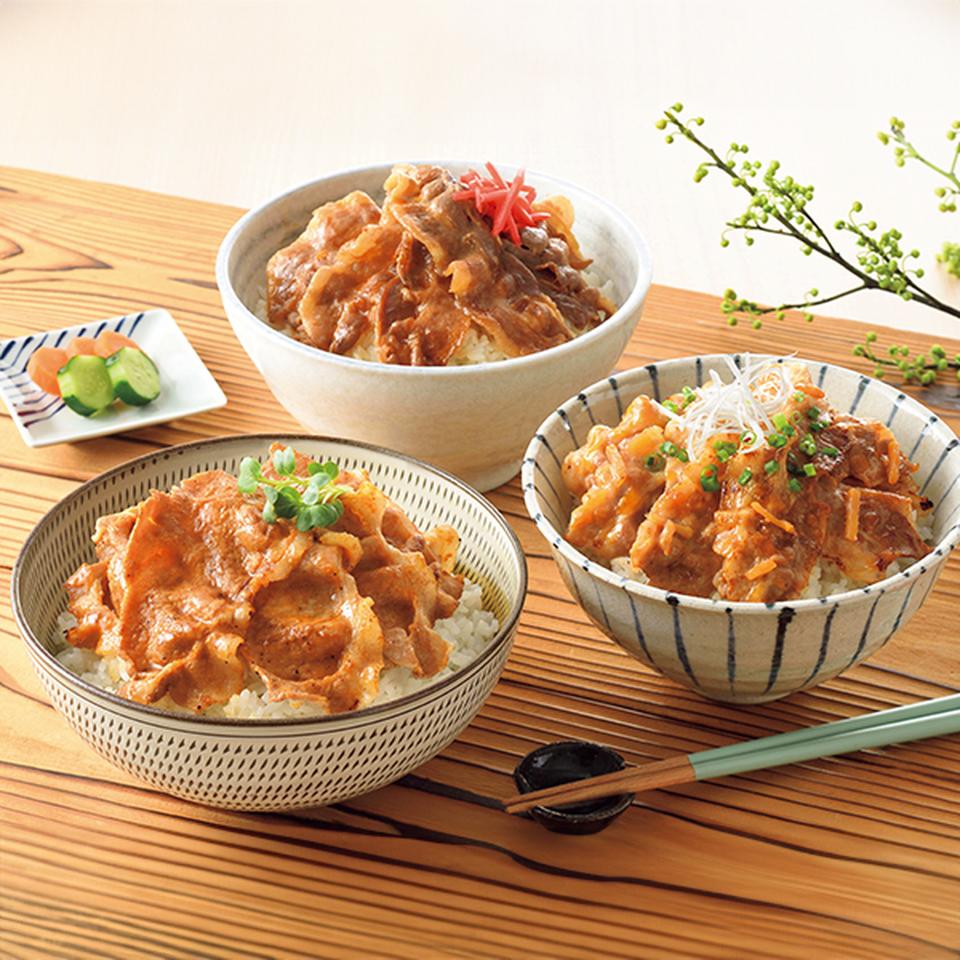 【お歳暮 ギフト】 九州産黒豚味付け豚丼の具３種１２食セット 商品サムネイル