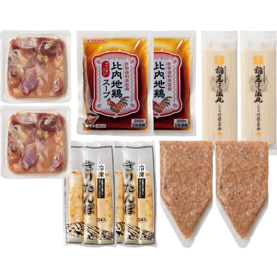【お歳暮 ギフト早得】 比内地鶏きりたんぽ鍋セット 商品画像(1)
