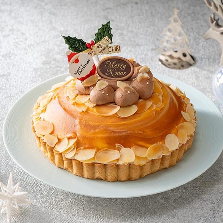 ☆クリスマス☆【デリス　タルト＆カフェ】 キャラメルチーズタルト 商品サムネイル