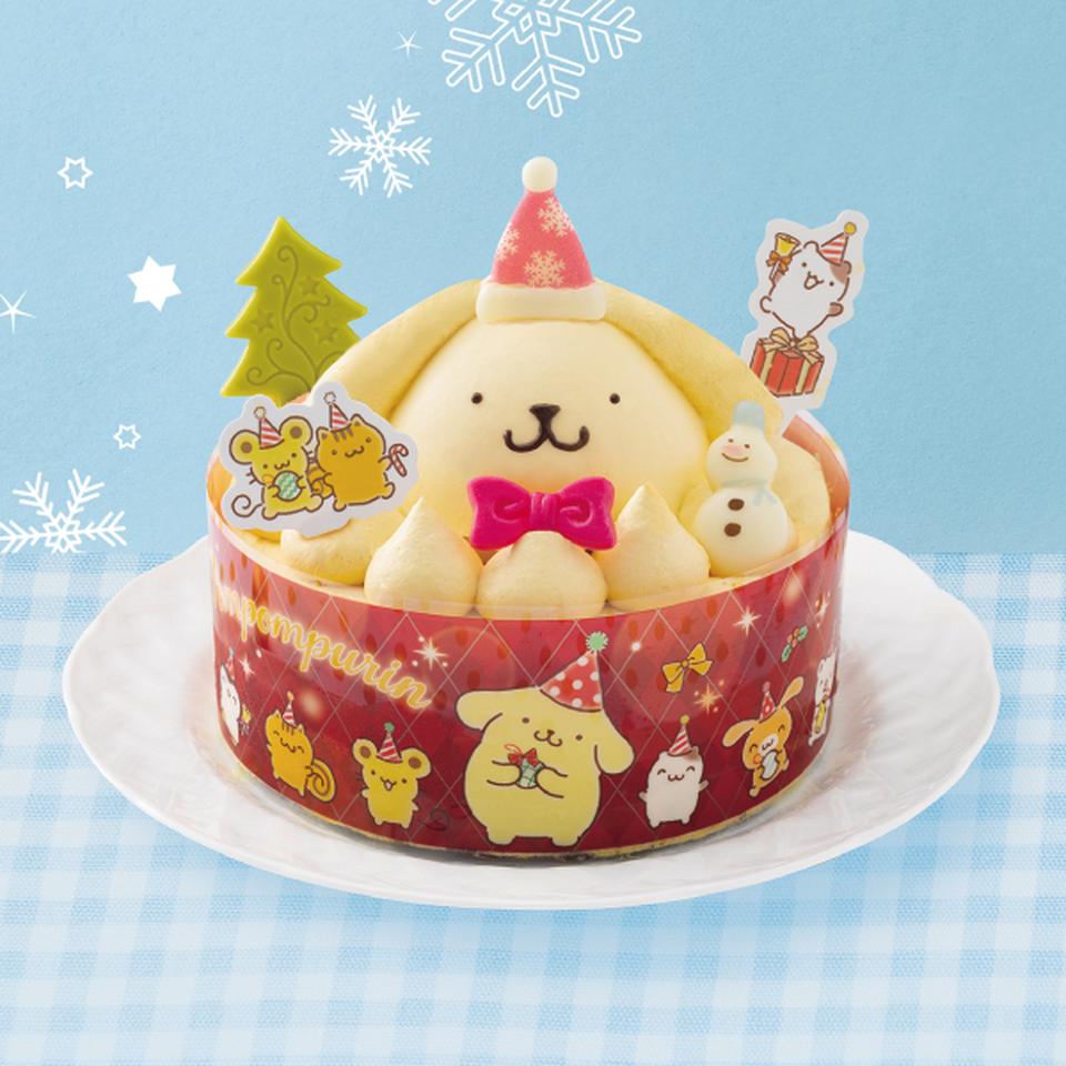 ☆クリスマス☆ポムポムプリン ポムポムプリン 聖夜のカスタードクリームケーキ プリン風味 商品サムネイル