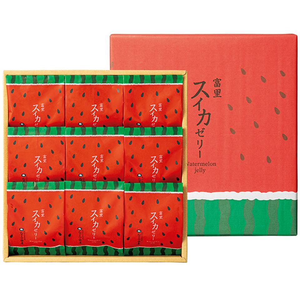 【夏の贈りもの】なごみの米屋　富里スイカゼリー９個詰 商品サムネイル