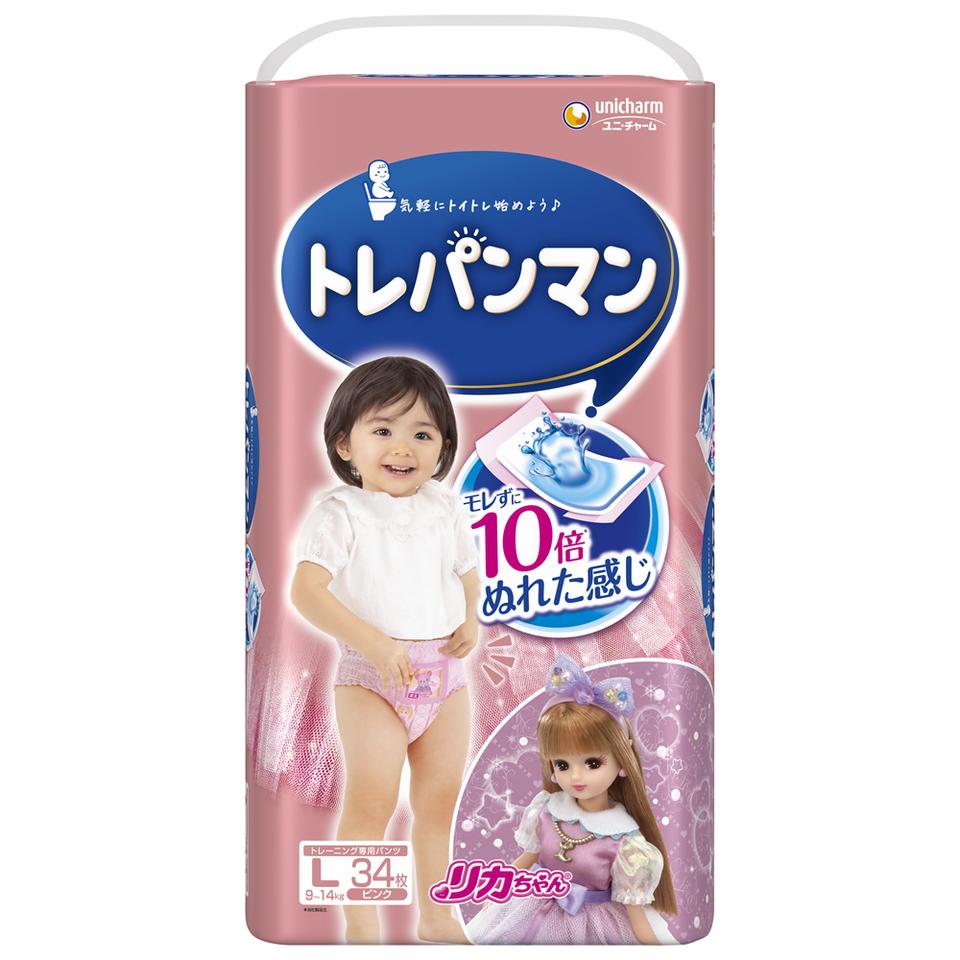【ベビー】[ユニ・チャーム]トレパンマンピンクＬ 34枚 商品サムネイル