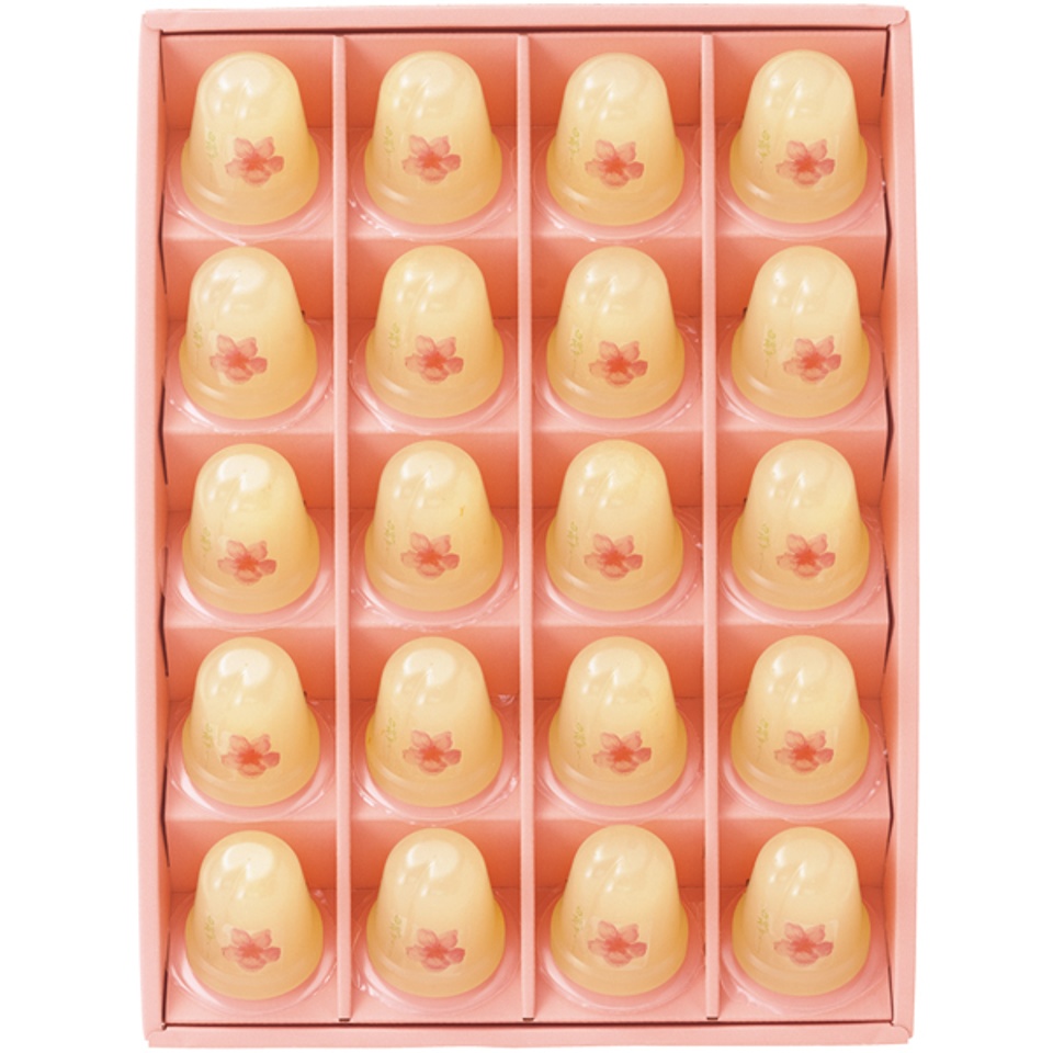 【夏の贈りもの】桃花亭 プチ完熟白桃ぜりー ２０個入 商品サムネイル