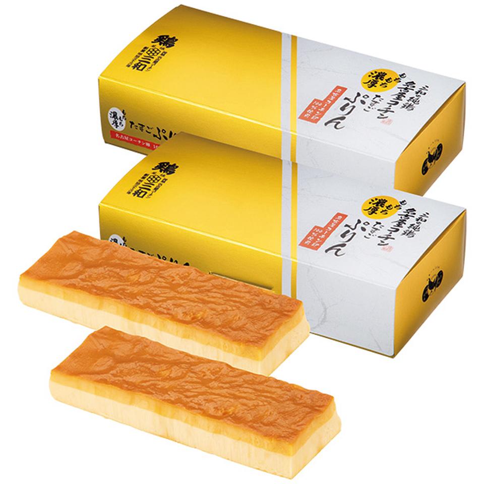 【夏の贈りもの】鶏三和　三和の純鶏　名古屋コーチンたまごぷりん２個セット 商品サムネイル