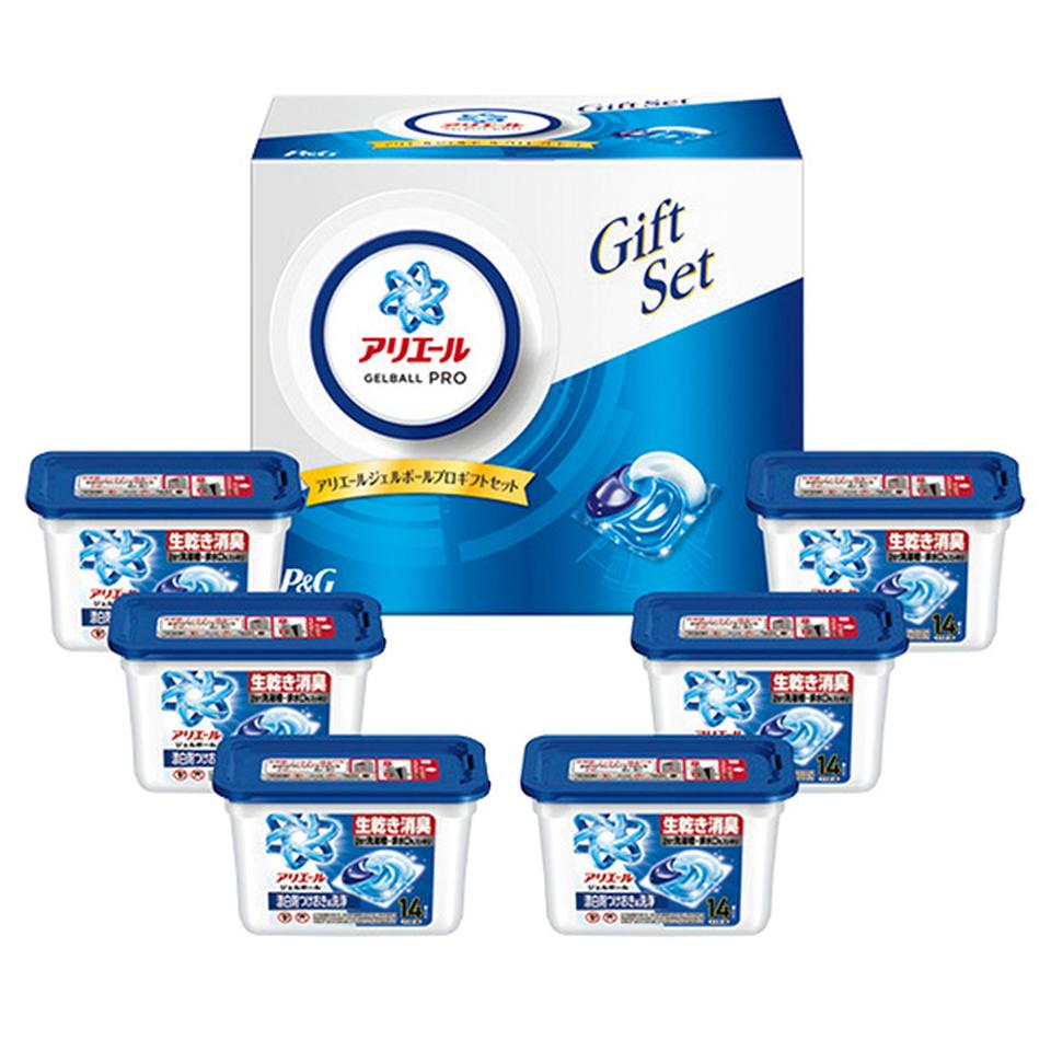 【夏の贈りもの】Ｐ＆Ｇ　アリエールジェルボールプロギフトセット　型番：ＰＧＡＧ－５０Ｇ 商品サムネイル