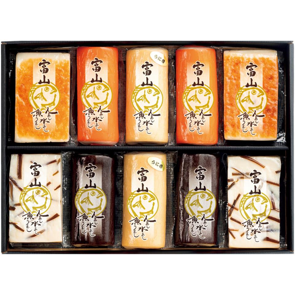 【冬の贈りもの】富山ねるものコーポレーション うに巻入り・蒲鉾１０本セット 商品サムネイル