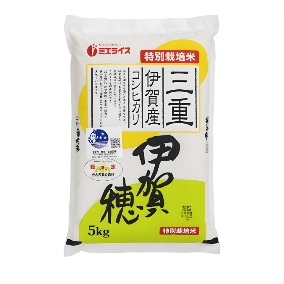 【お米】令和７年度産 ミエライス 伊賀穂５ｋｇ 商品サムネイル