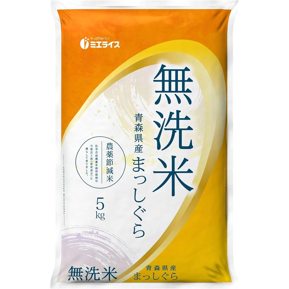【お米】令和７年度産 ミエライス 無洗米まっしぐら５ｋｇ 商品サムネイル