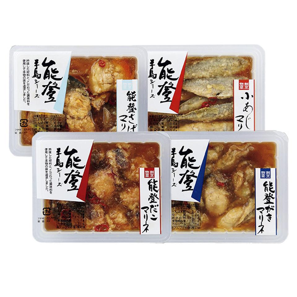 【夏の贈りもの】金沢錦　石川　海の恵みマリネ　４ケセット 商品サムネイル